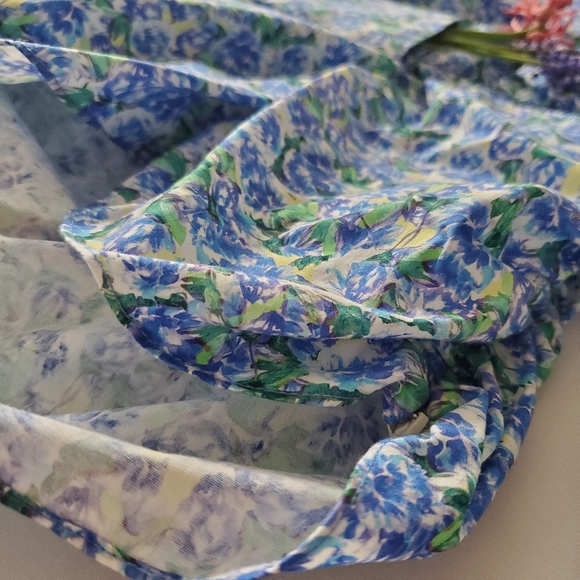 ZARA| PRINTED GATHERED BLOUSE - Picture 5 of 9